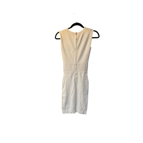 French connection women’s Cruz Danni white stretch, body con dress size 0 - Picture 3 of 6